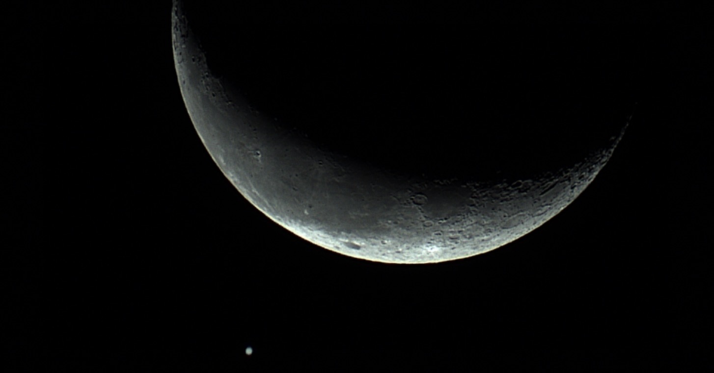 Moon and Jupiter
