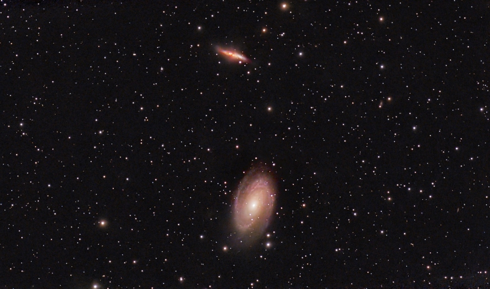 M81 und M82 (Zigarren- und Bodesgalaxie)