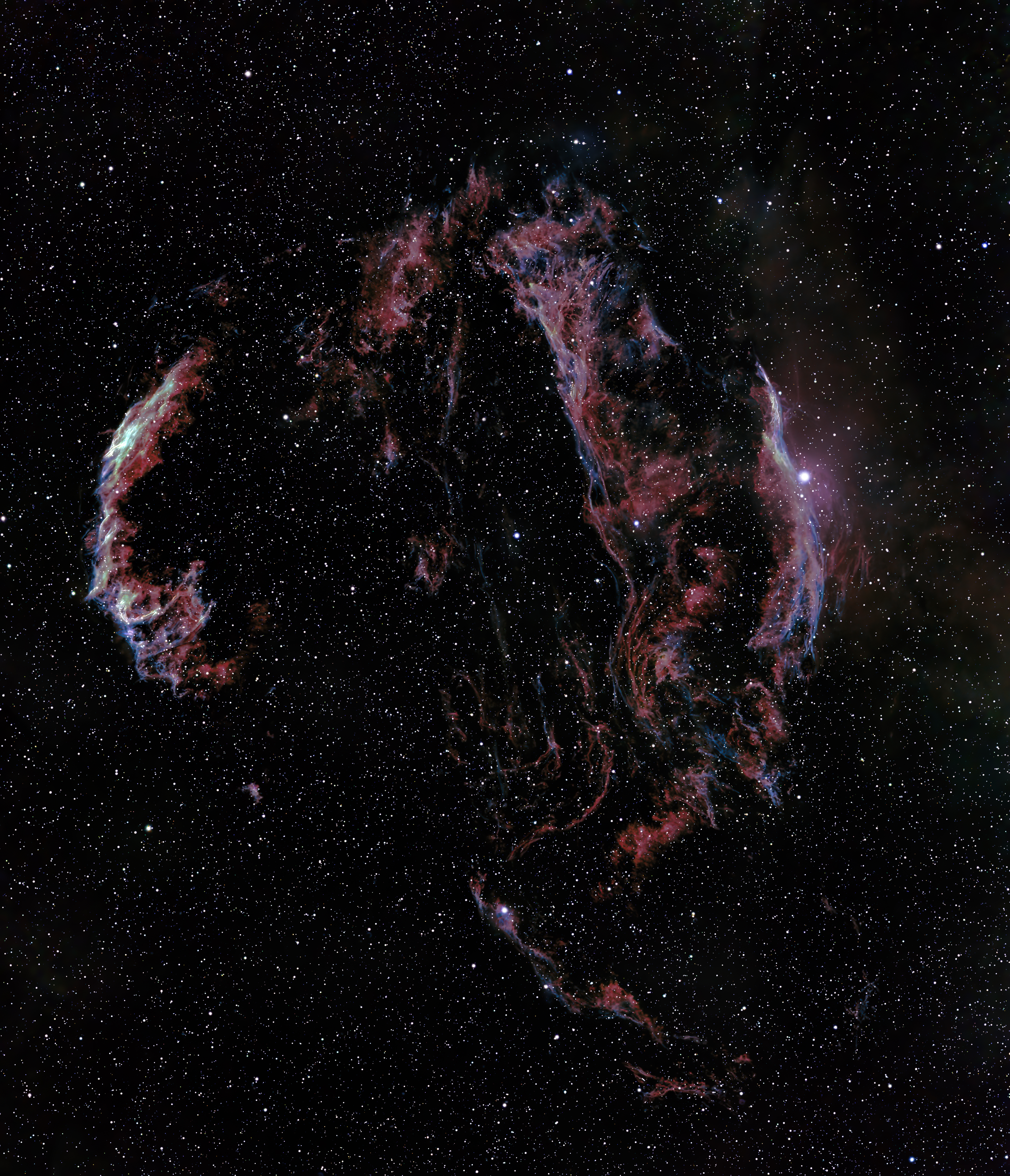 SH 103, the  Cygnus Loop - Wide Field Mosaic