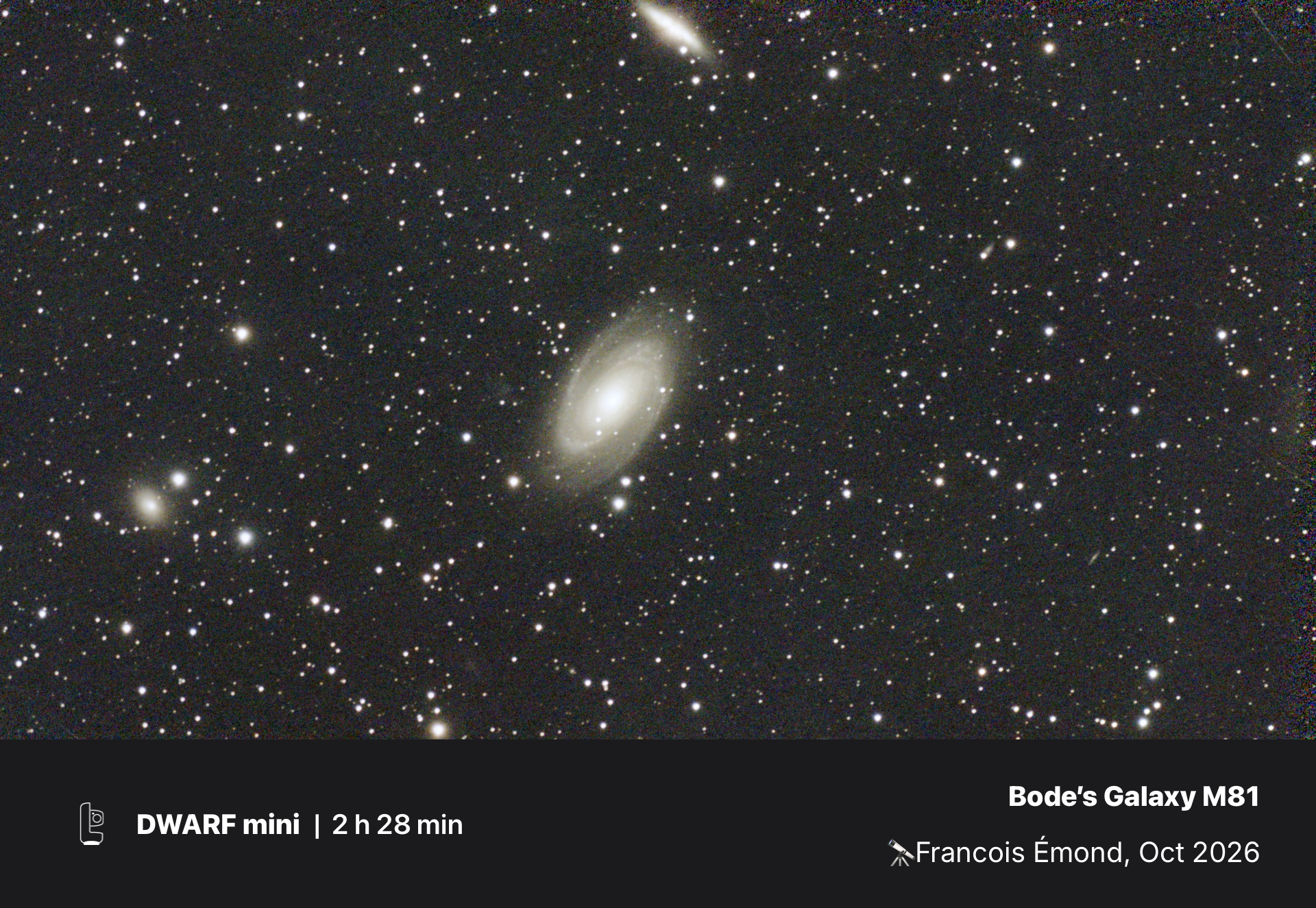 M81 Bode’s galaxy