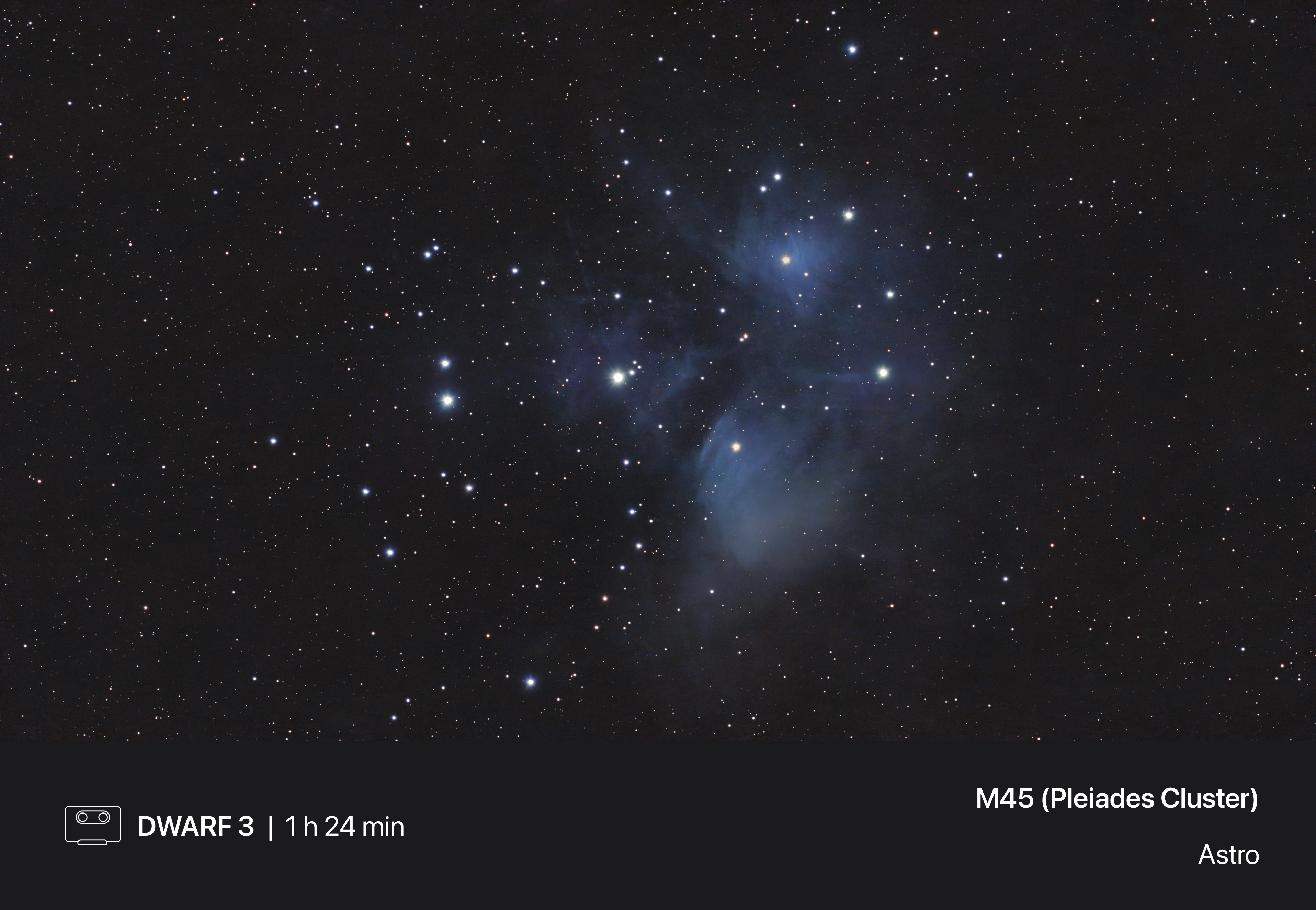 M45 (Pleiades Cluster)