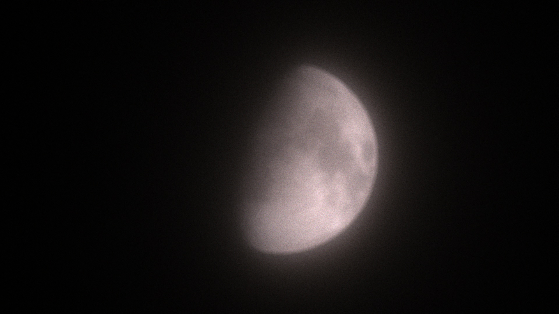 Fog moon