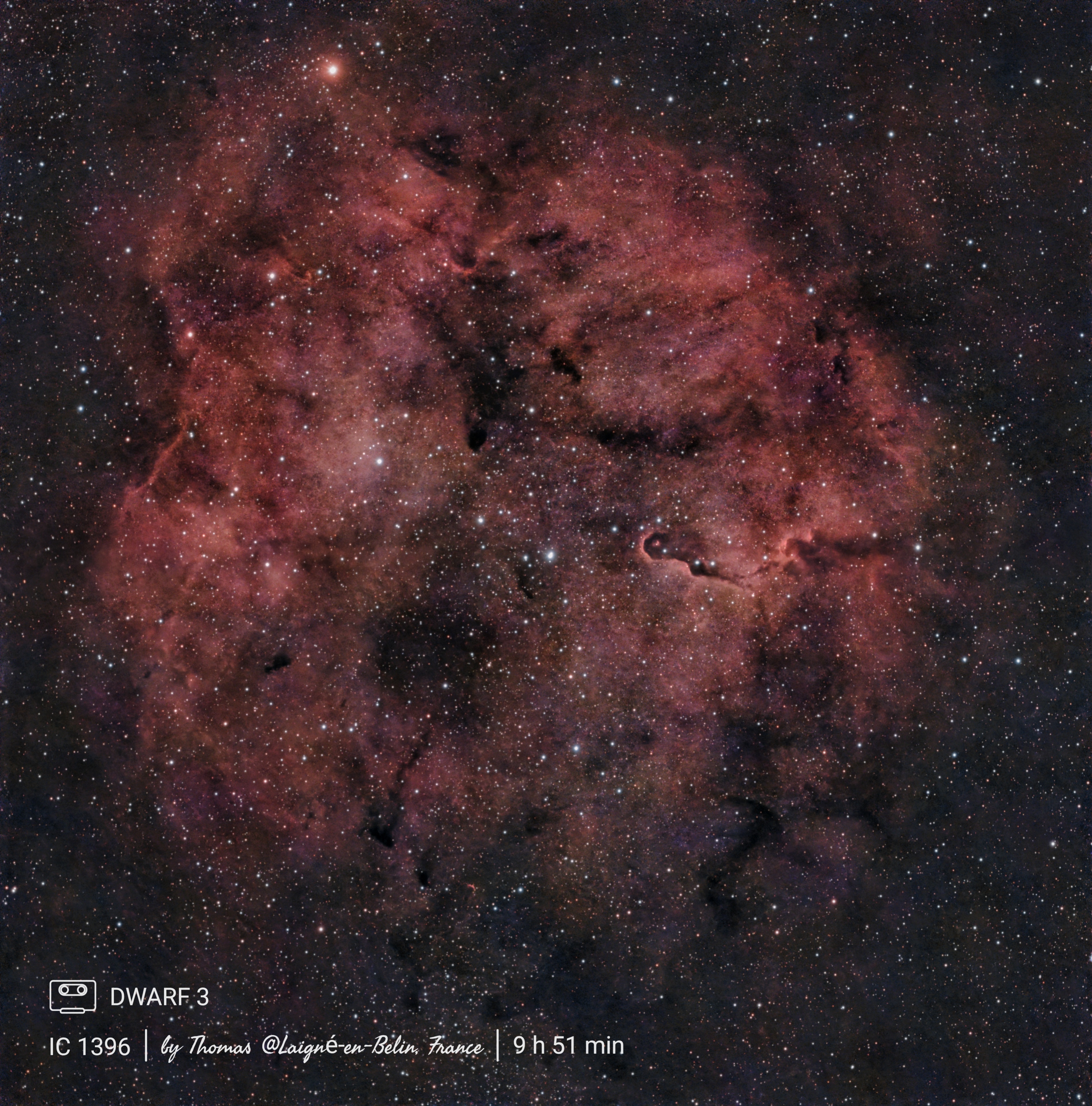 IC 1396, nébuleuse de la Trompe d'Éléphant