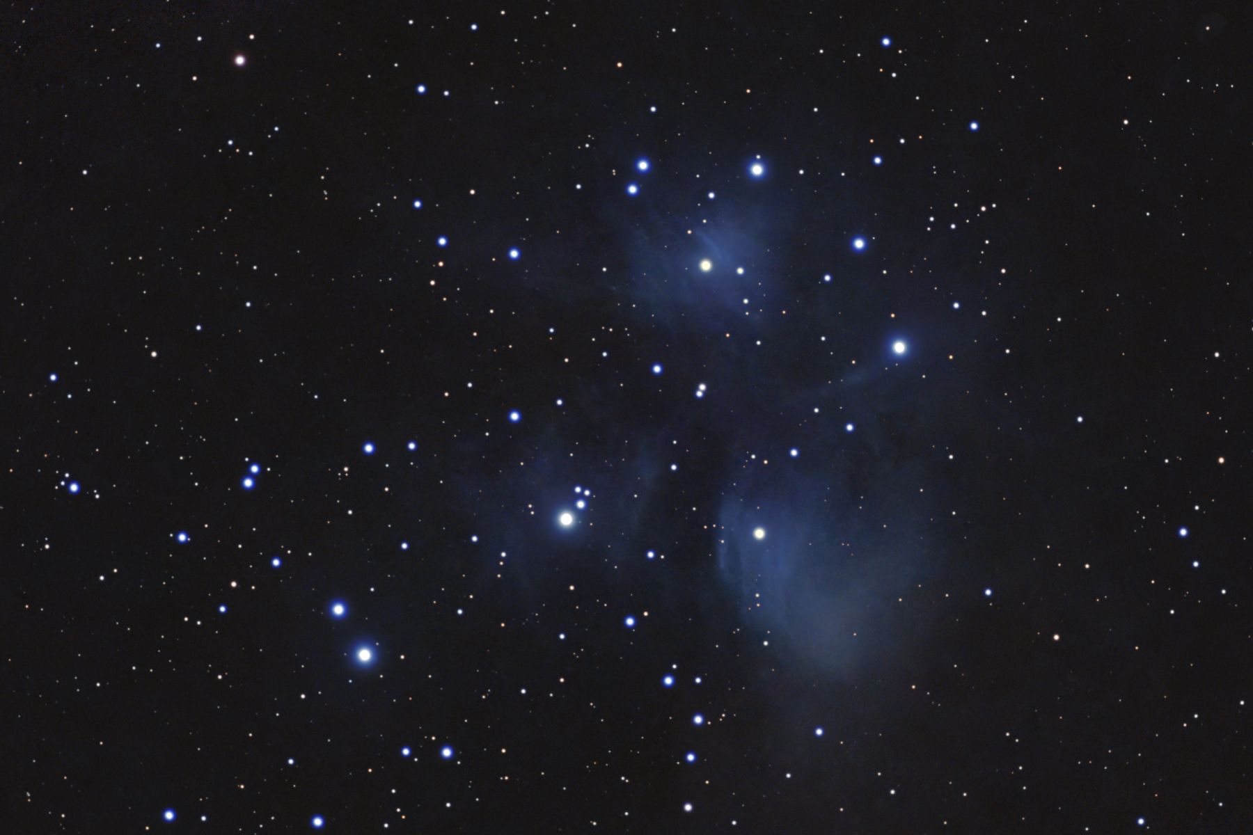 M45 Pleiades Cluster with Dwarf 3