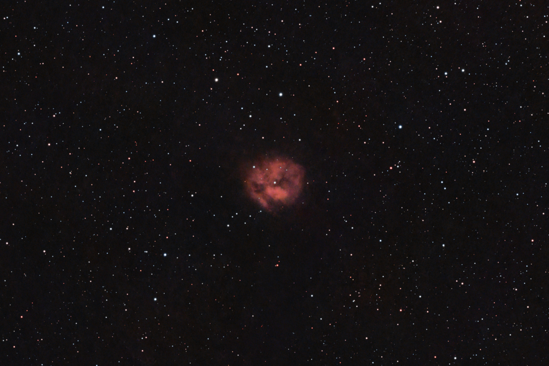 C 19 Cocoon Nebula in Cygnus with Dwarf 3