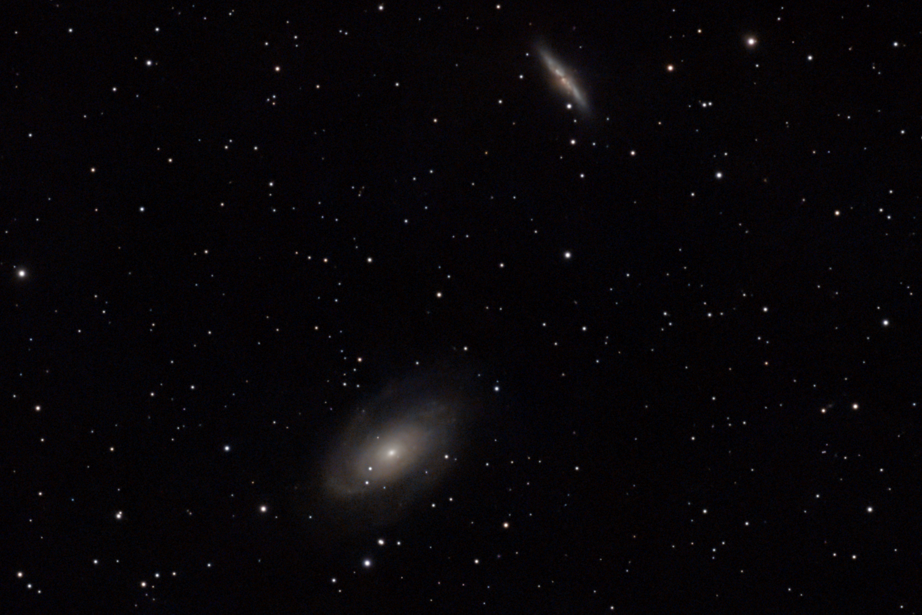 M81/M82 Bode's and Cigar Galaxies with Dwarf 3