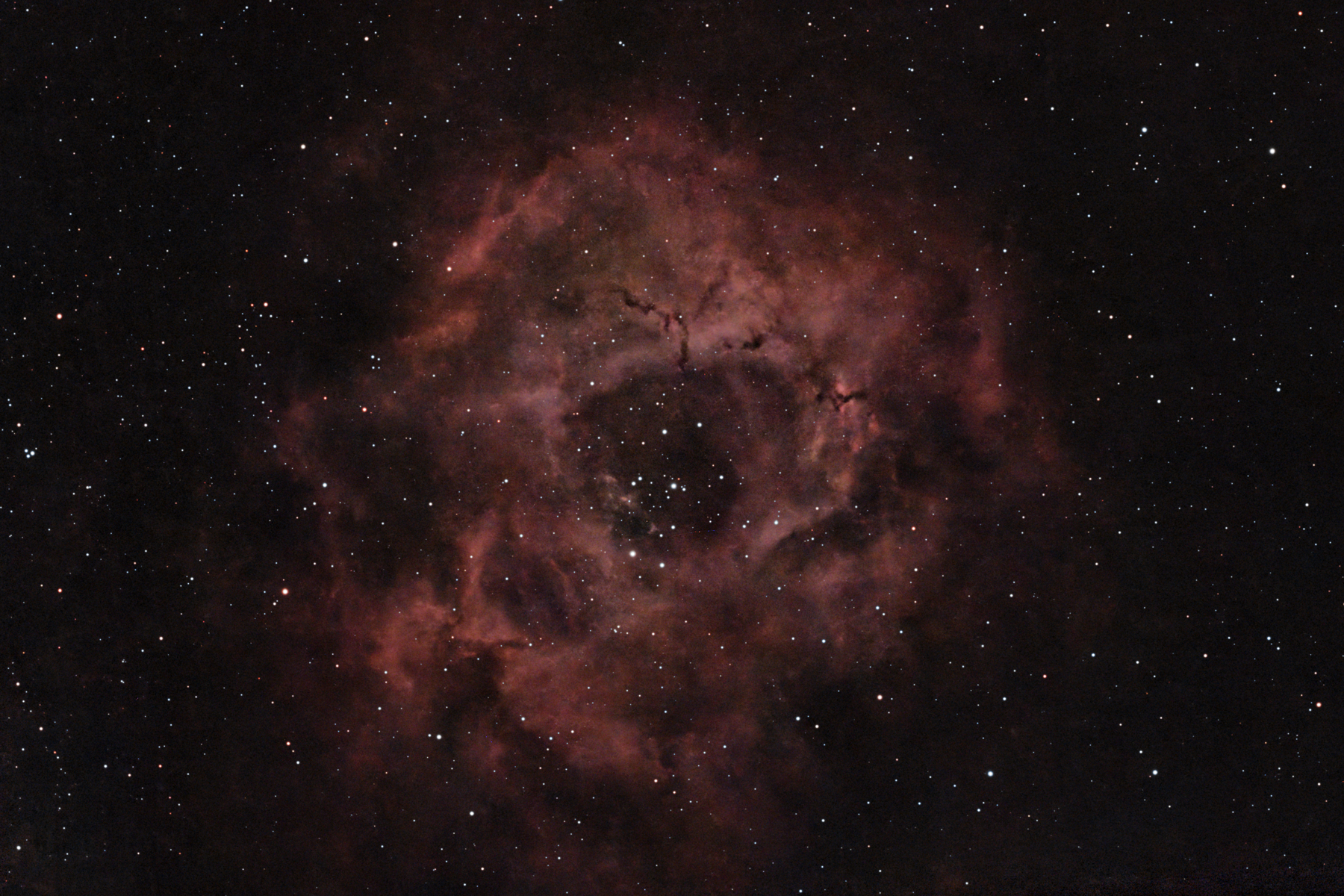NGC 2237 Rosette Nebula Region with Dwarf 3
