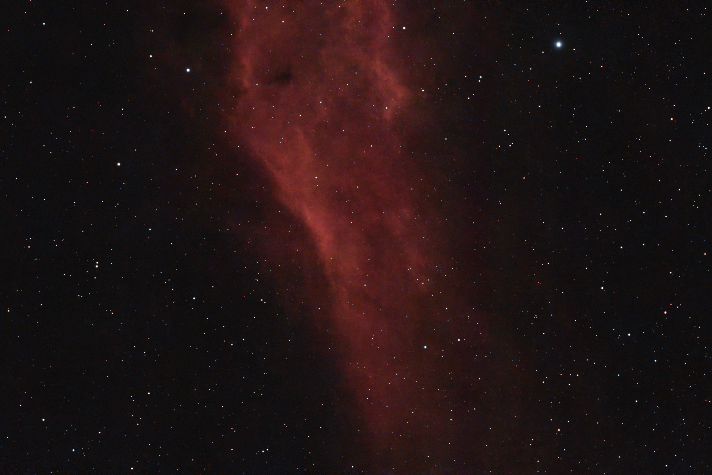 NGC 1499 California Nebula with Dwarf 3