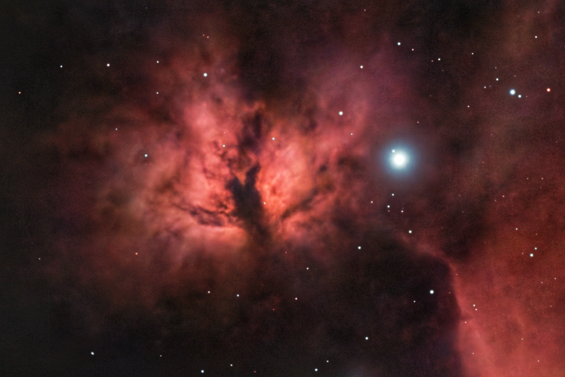NGC 2024 Flame Nebula with Dwarf 3