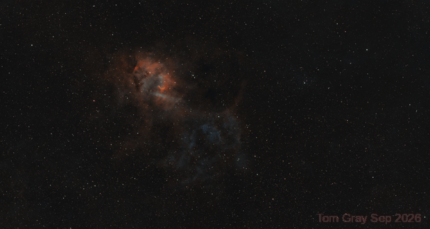 Sh2-132 the lion nebula