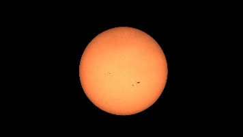 The Sun today!