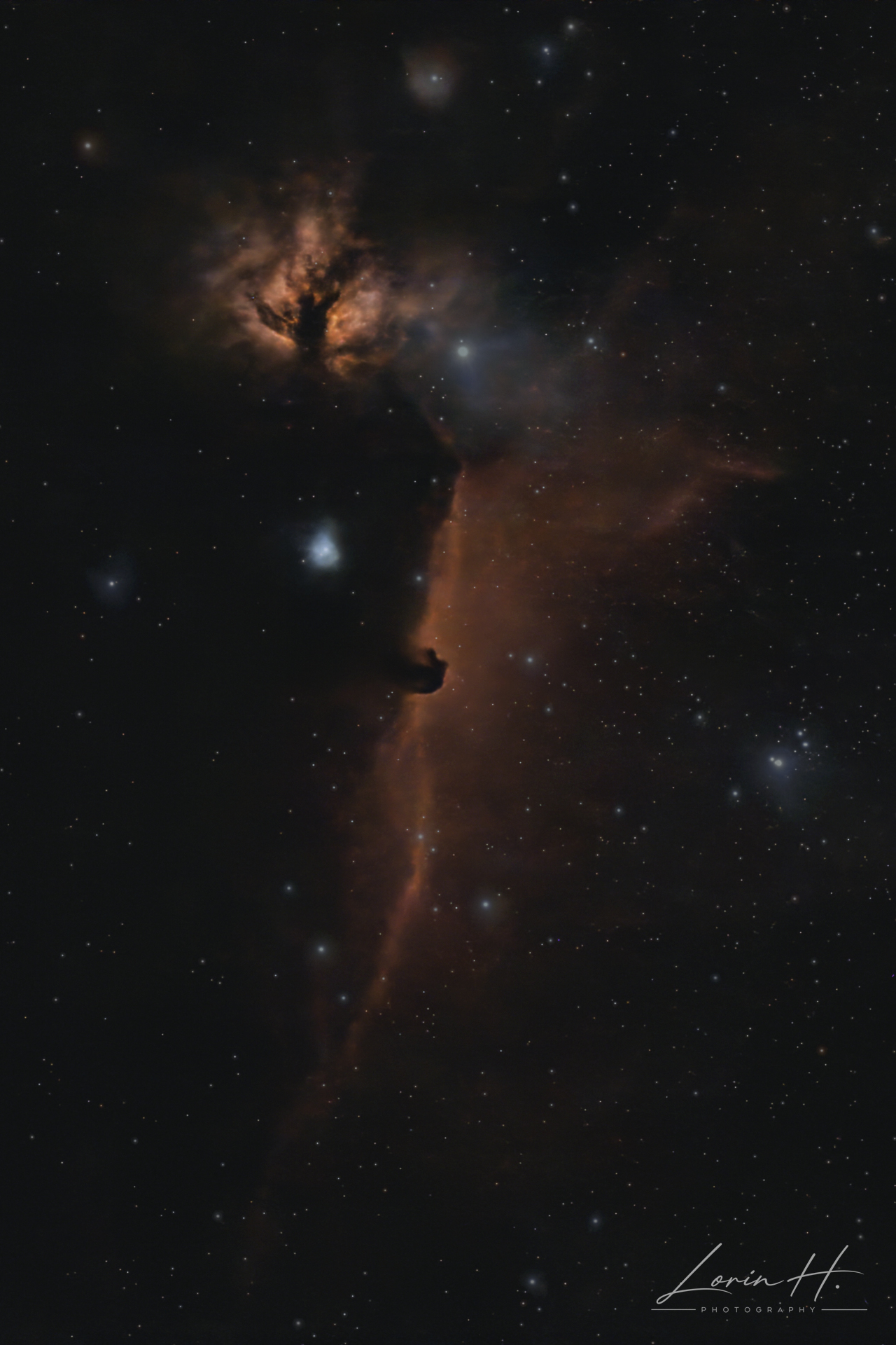 B33 & NGC 2024 — La Tête de Cheval et la Flamme