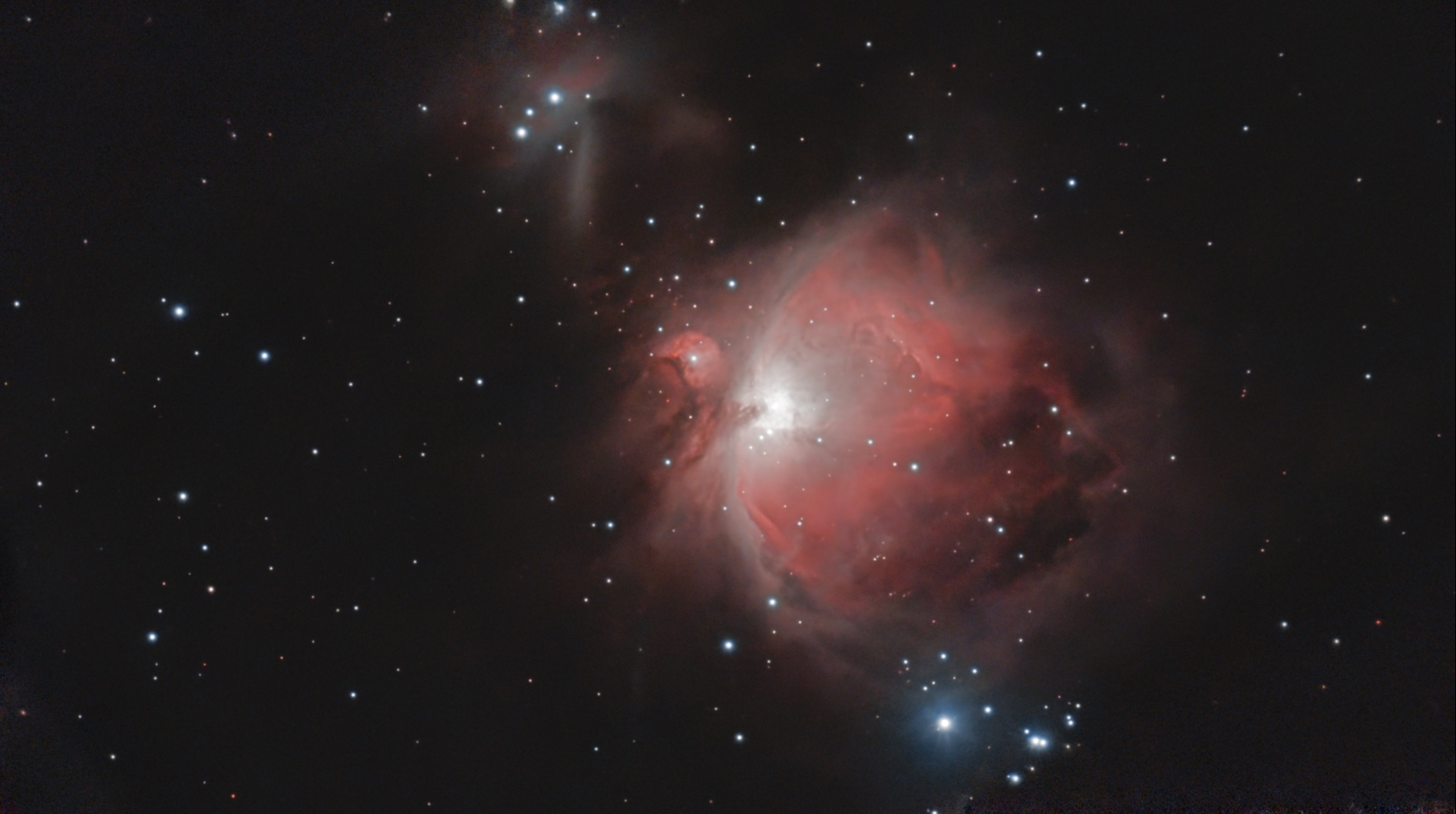 Orion Nebula mega stacked. 30s exposure gain 60