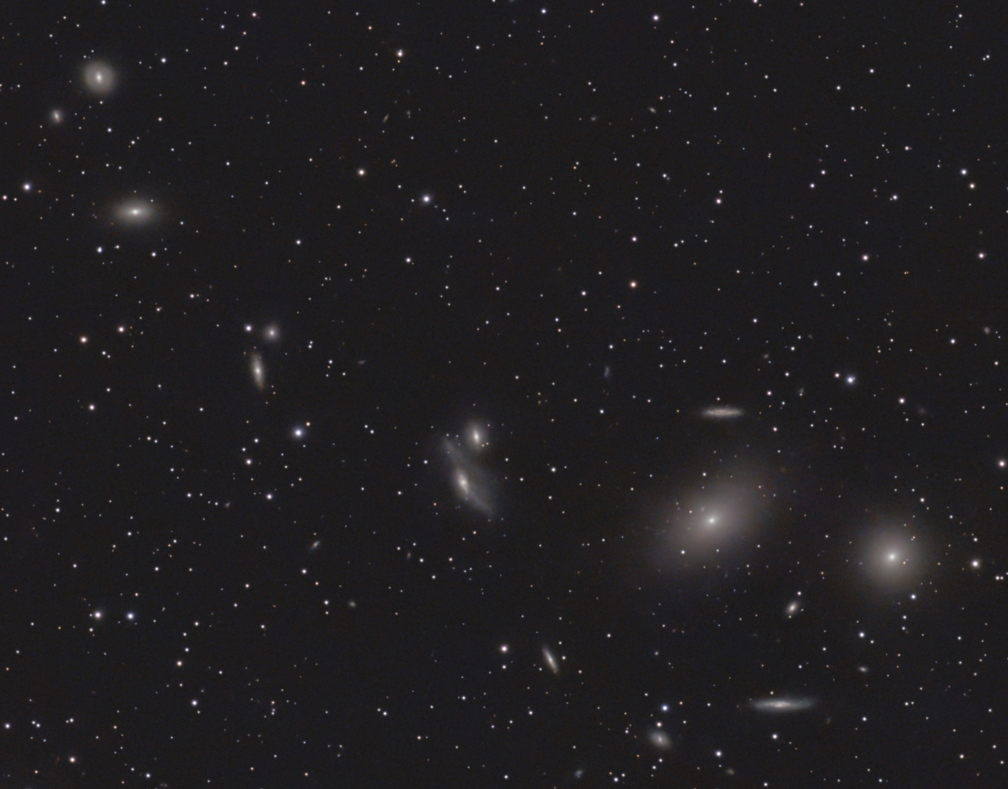 Markarian's Chain | M84, M86, NGC 4435, NGC 4438