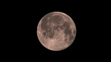 Harvest moon from Palm Bay, Fl.