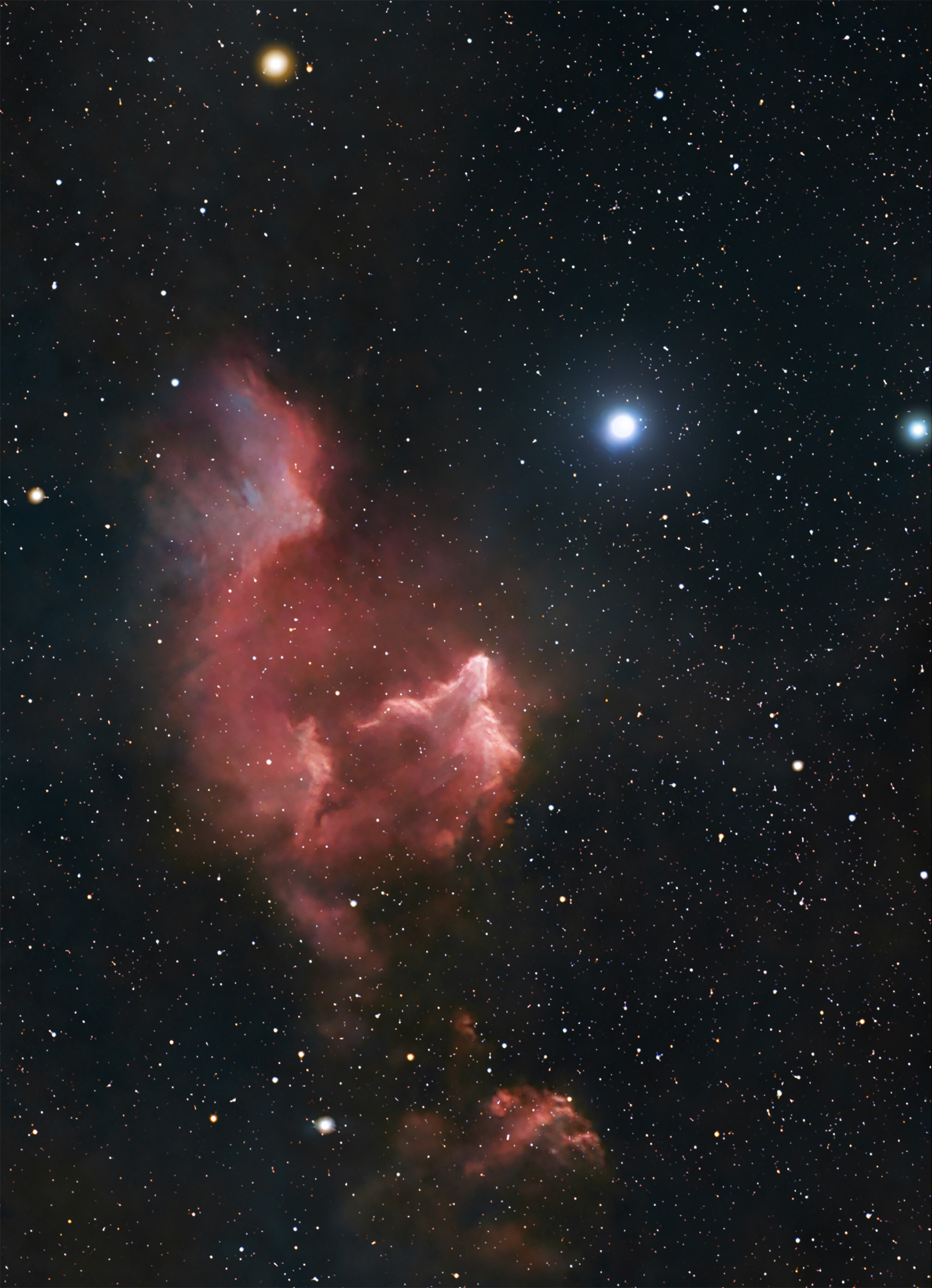Fresh Ghosts for Autumn nights IC 63 and IC 59