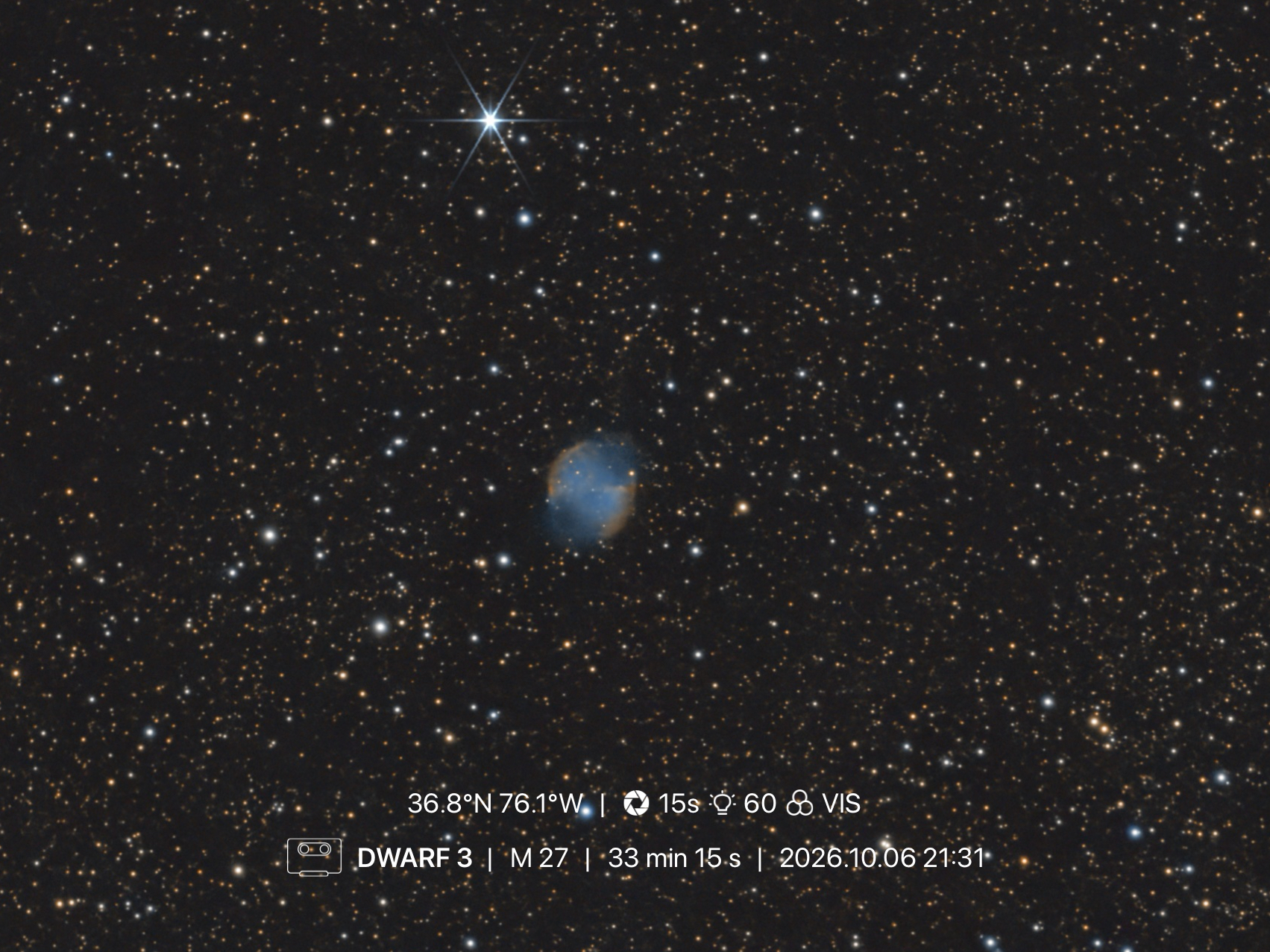 M27 on a cool clear night