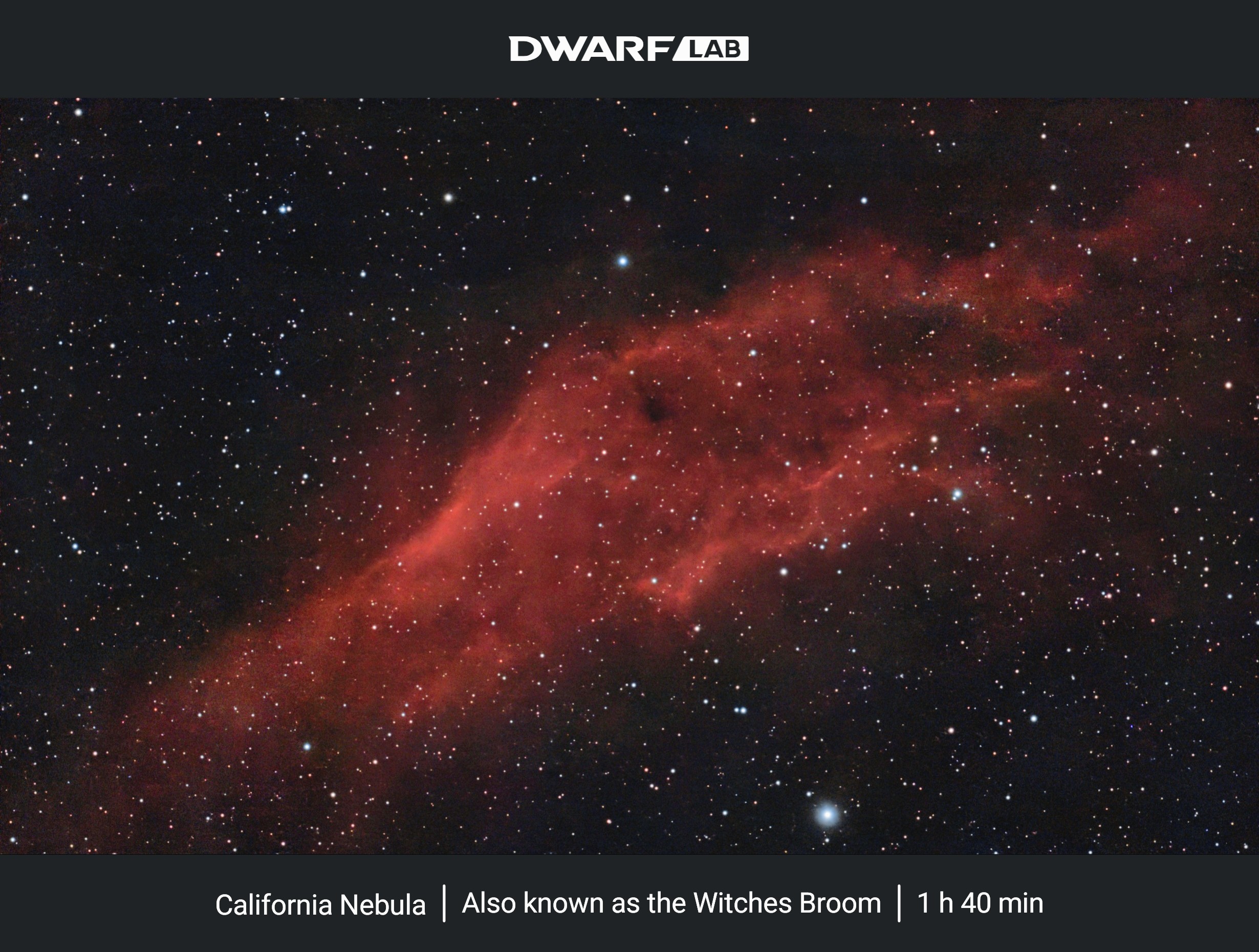 California Nebula in Duoband