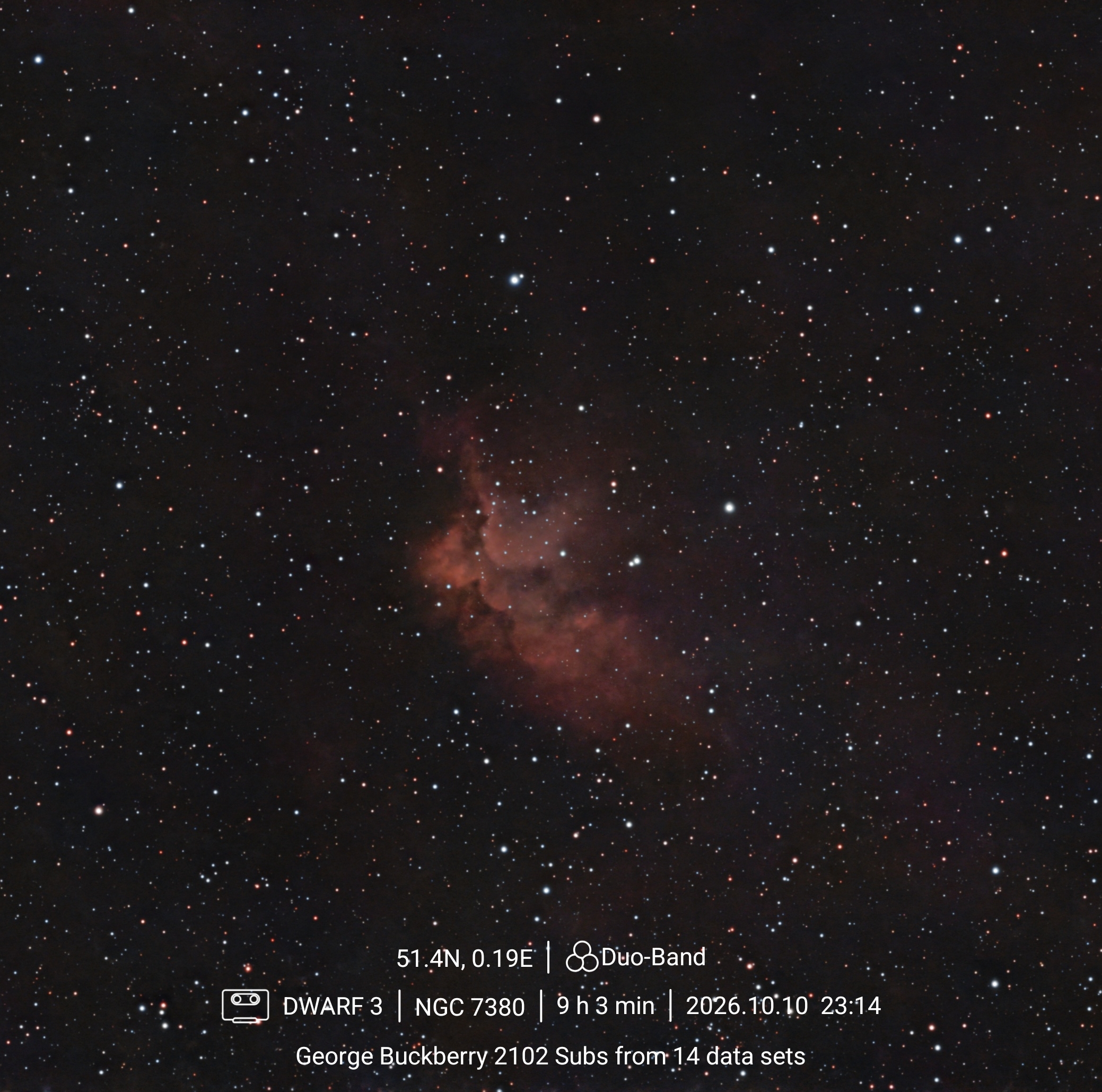 NGC7380 Wizard Nebula