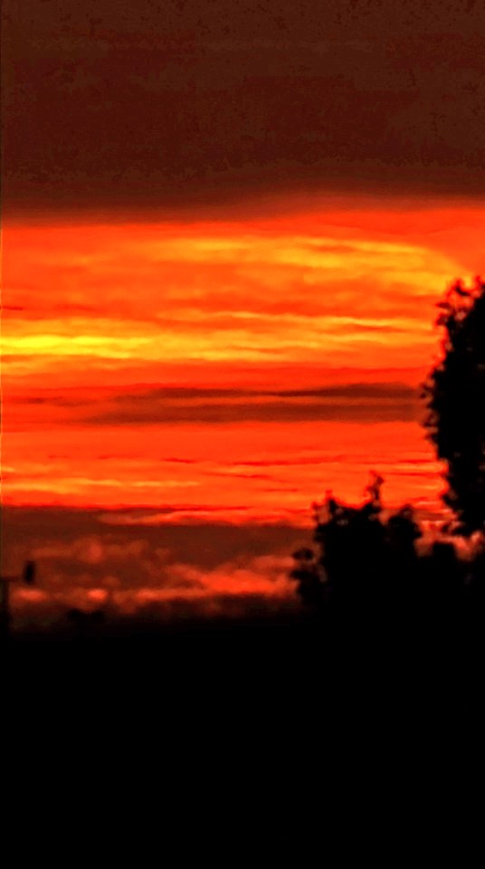Sunset netherlands bortle 6